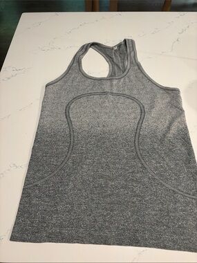 lululemon Ombré Gray Racerback Tank Top